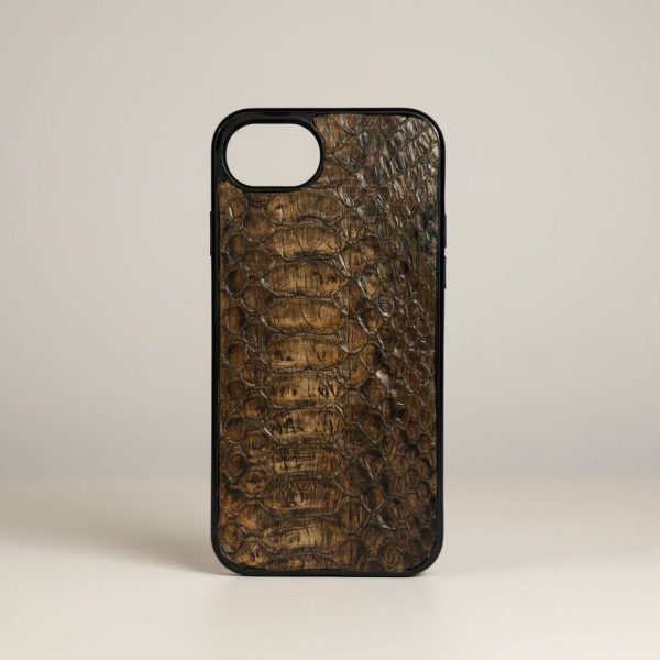 Funda iPhone Piel De Víbora Exclusiva 16E Genuina