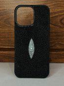 Funda iPhone 15 Pro Max De Piel De Mantarraya Exclusiva