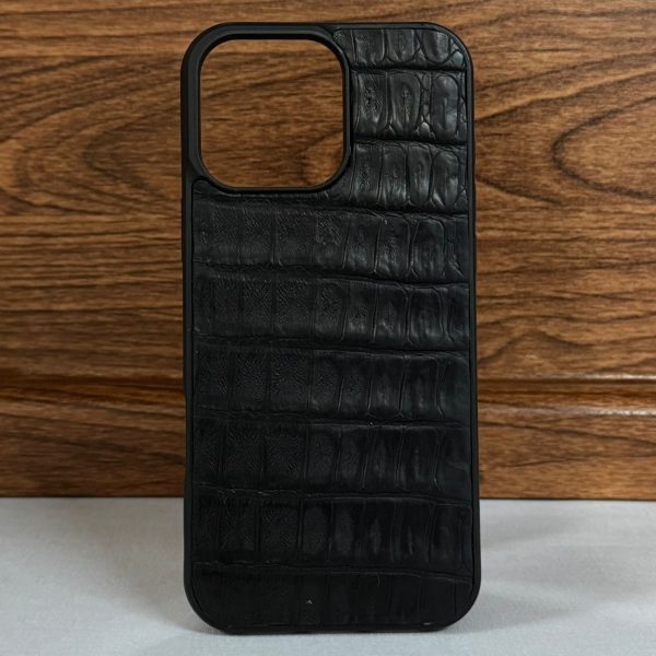 Funda de Cocodrilo para iPhone 16 Pro Max Genuina