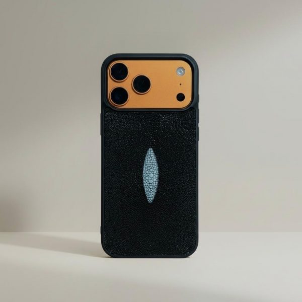 Funda De Piel De Mantarraya Exclusiva Para iPhone 17 Pro Max