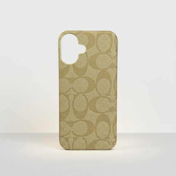 Funda Para iPhone 16 Plus Coach Beige