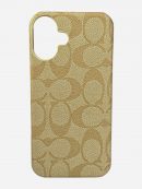 Funda Para iPhone 16 Coach Beige