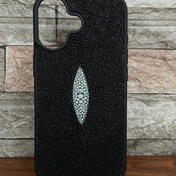 Funda De Piel De Mantarraya Exclusiva Para iPhone 17