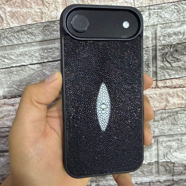Funda De Piel De Mantarraya Exclusiva Para iPhone 17 Air
