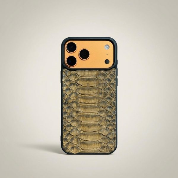 Funda iPhone 17 Pro Max Piel De Víbora Exclusiva