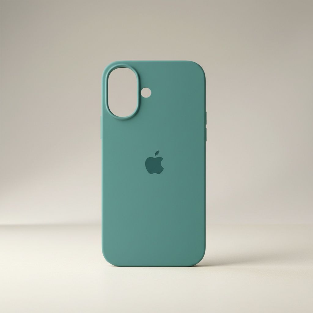 Funda Para IPhone 16 Silicon Menta
