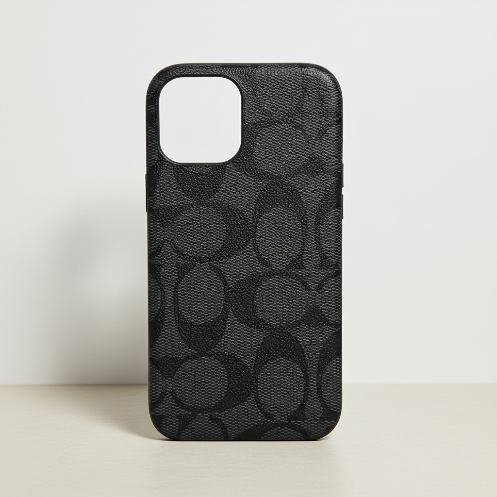 Funda Para iPhone 12 Coach Negro