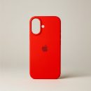 Funda Para IPhone 16 Silicon Rojo