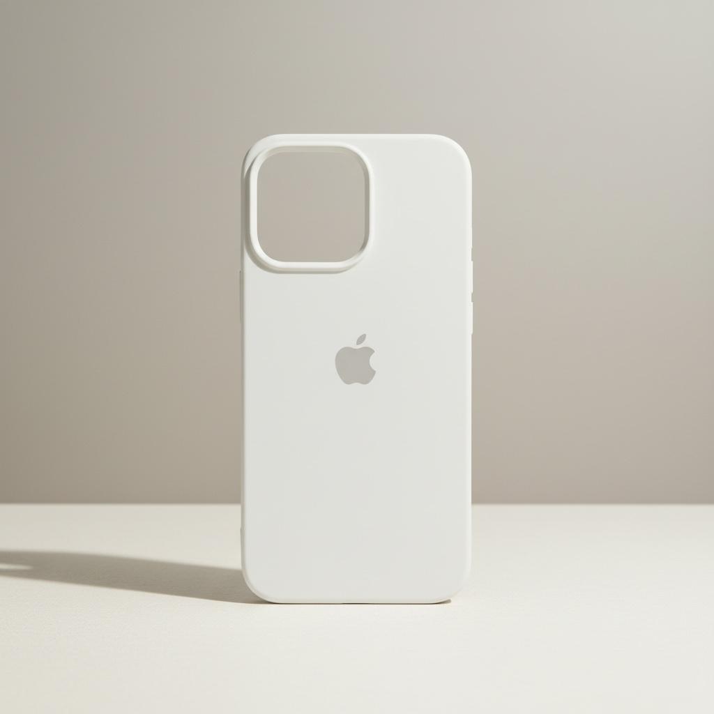 Funda Para IPhone 12 Pro Silicon Blanco