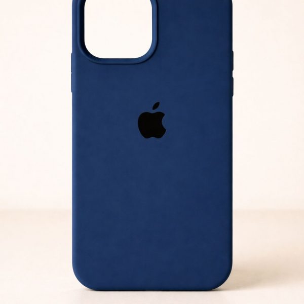 Funda Para IPhone 13 Silicon Azul Marino
