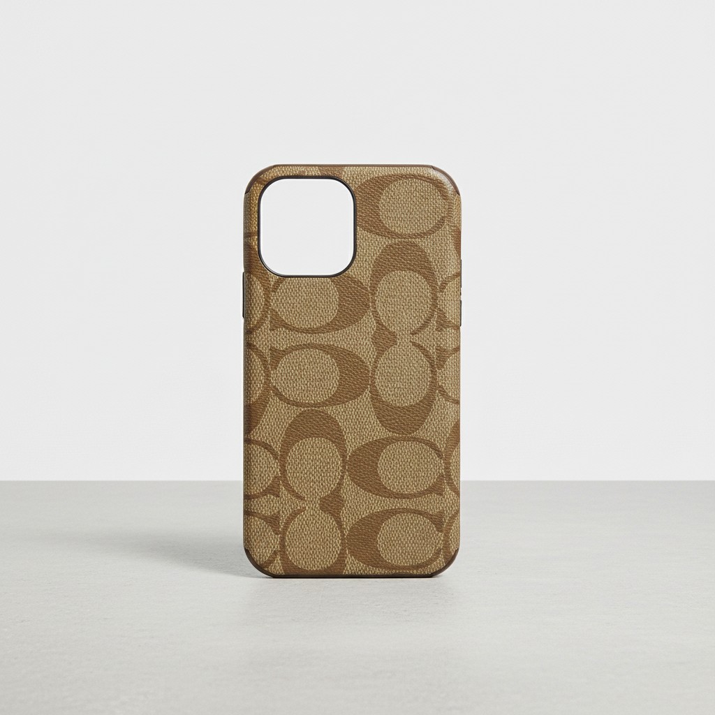 Funda Para iPhone 12 Coach Beige