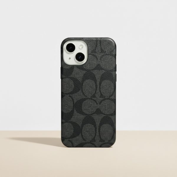 Funda Para iPhone 15 Coach Negro