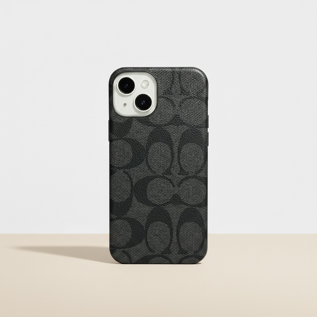 Funda Para iPhone 15 Coach Negro