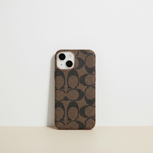 Funda Para iPhone 15 Coach Café