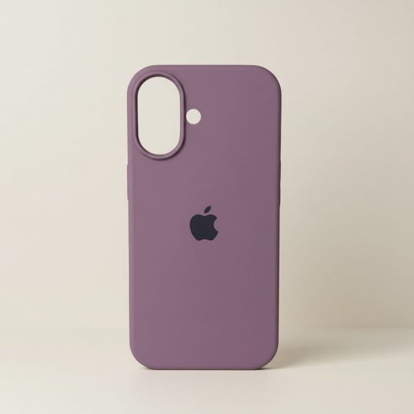 Funda Para IPhone 16 Silicon Malva