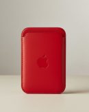 Tarjetero MagSafe Color Rojo Para IPhone
