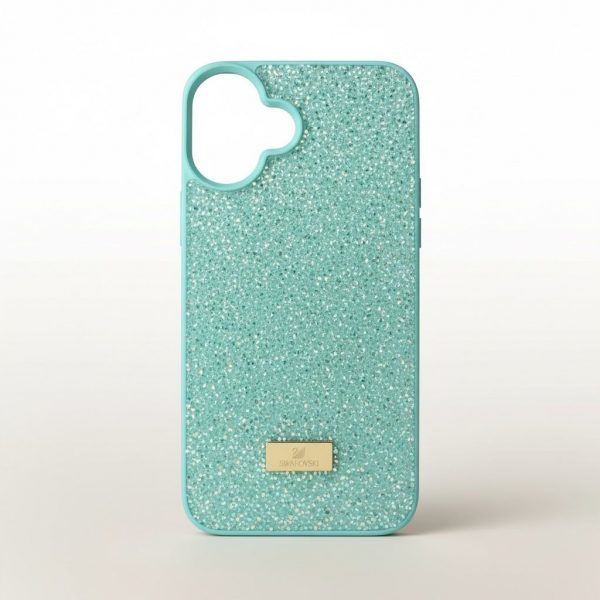 Funda Para IPhone Swarovski 16 Plus Aqua