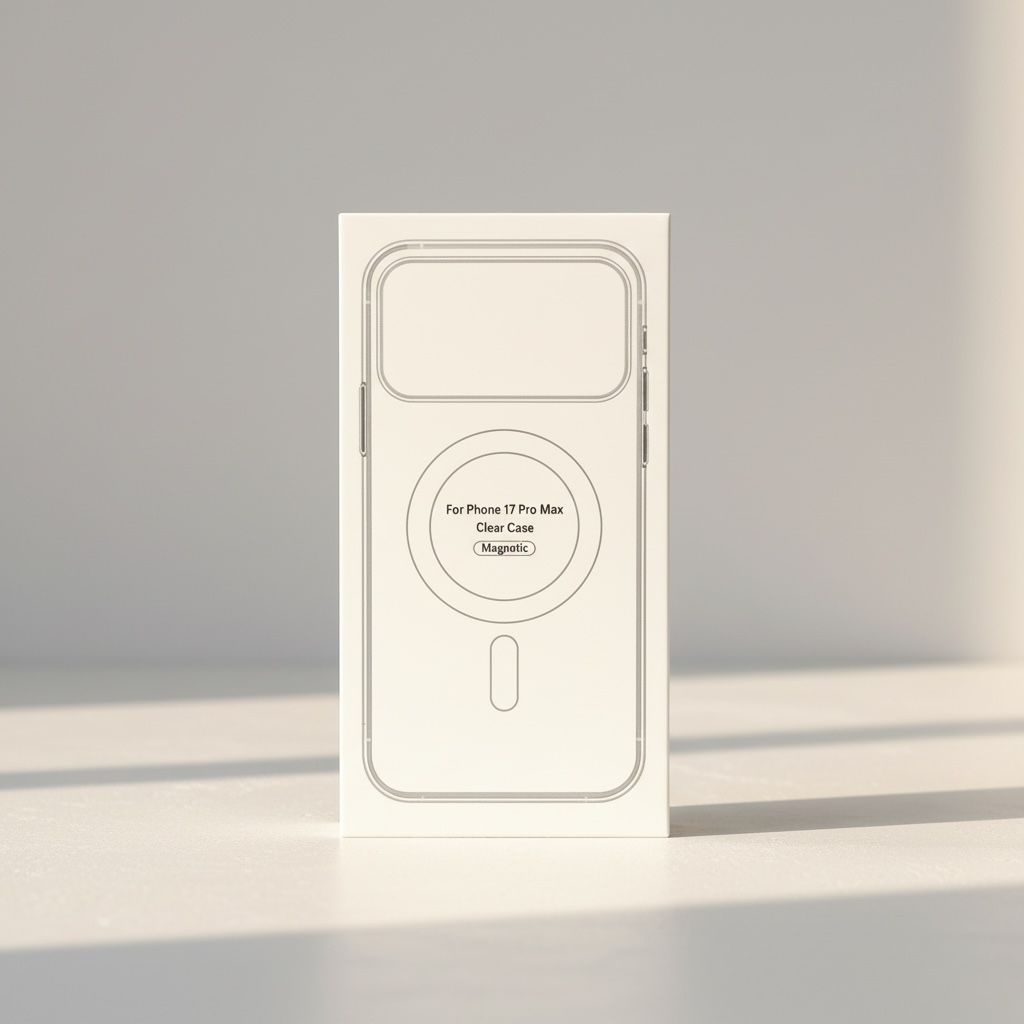 Funda MagSafe Transparente Para iPhone 17s