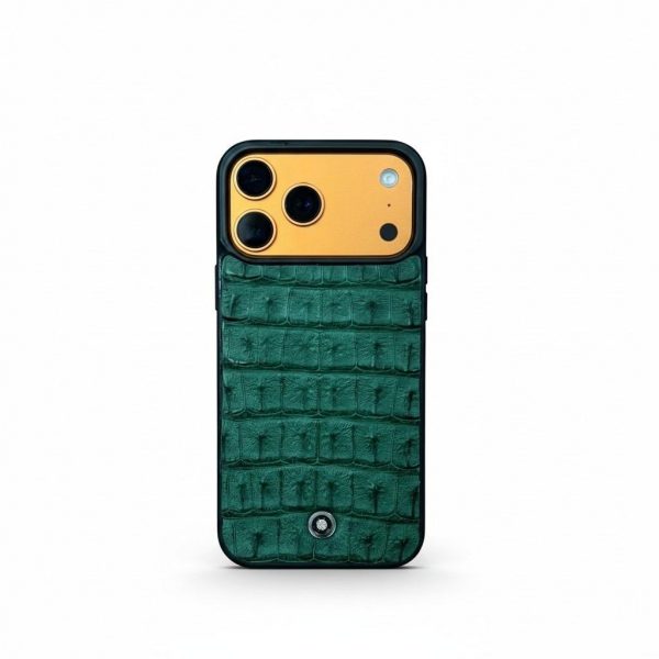 Funda De Piel De Cocodrilo Bucanas Exclusiva Para iPhone 17 Pro Max
