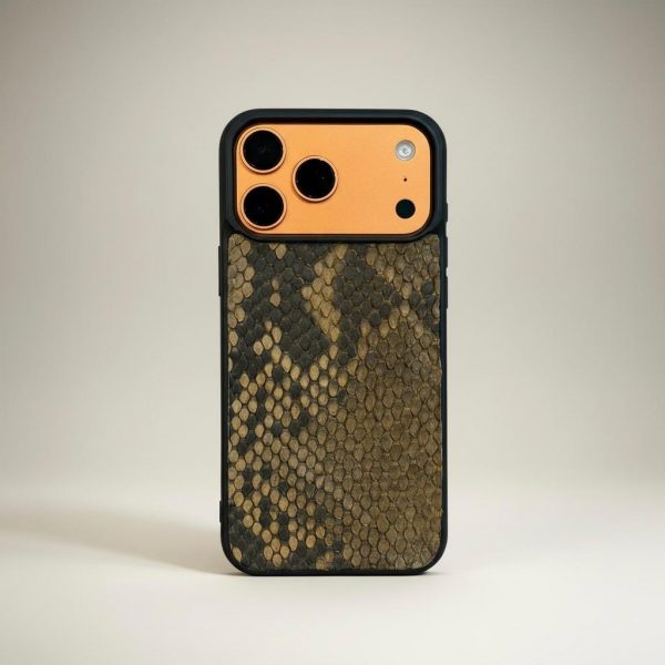 Funda iPhone 17 Pro Max Piel De Víbora Exclusiva