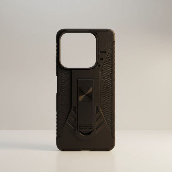 Funda Color Negro Uso Rudo Blindaje Con Clip Para Honor