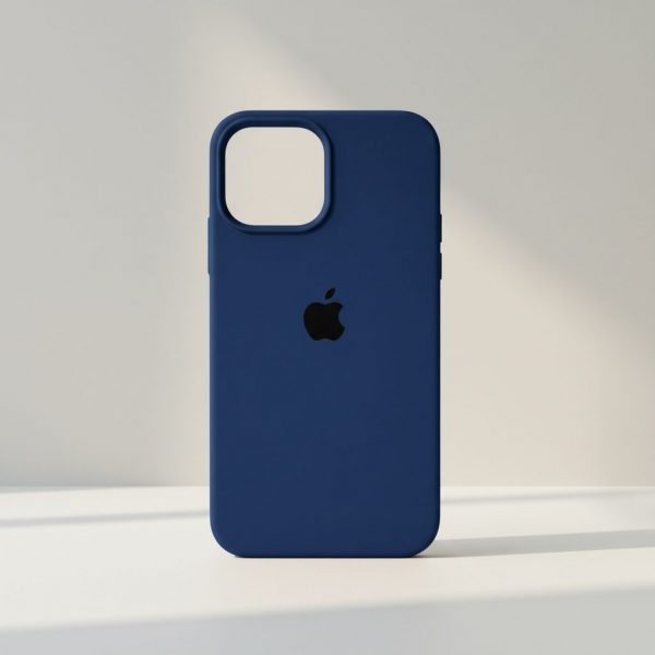 Funda Para IPhone 14 Pro Max Silicon Azul Marino