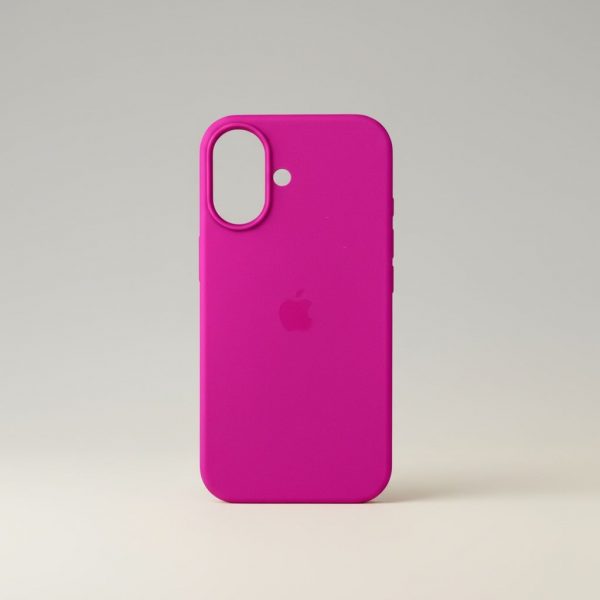 Funda Para IPhone 16 Plus Silicon Rosa