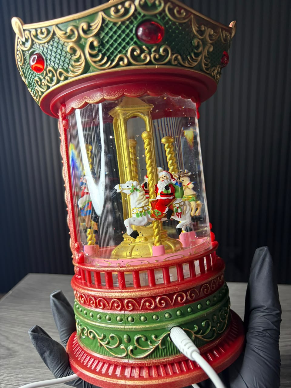 Carrusel Navideño con Luz y Sonido - Image 2