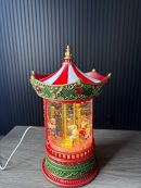 Carrusel Navideño con Luz y Sonido