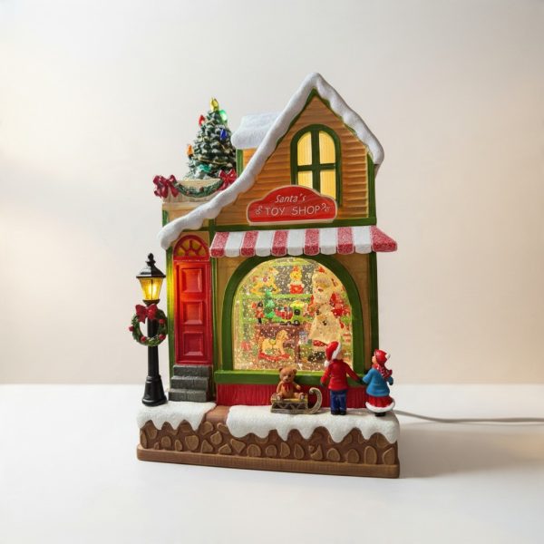 Casa de Santa Claus con Nieve
